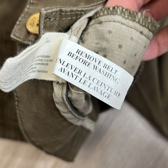 Daughters of the Liberation Anthropologie Brown Skinny Trouser Pants Size 2 - Picture 8 of 12